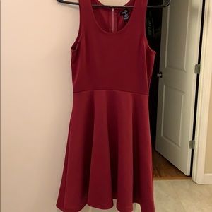 Crimson Red Free Flowing Dress